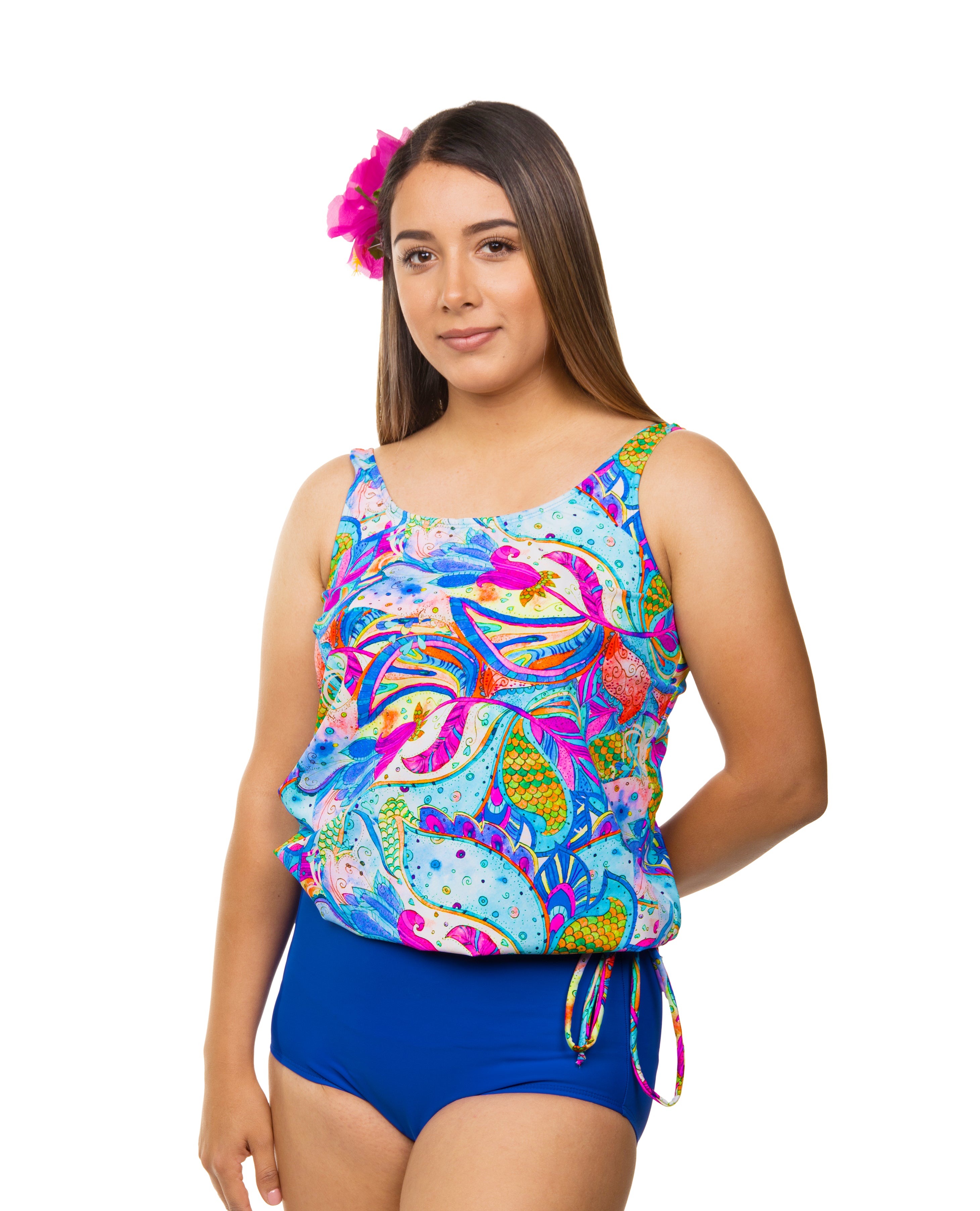 Women's Fashion Tank Strap Blouson Top - Elegant Sleeveless Casual Shirt for Summer Outfits | Perfect for Beach, Vacation, and Daily Wear