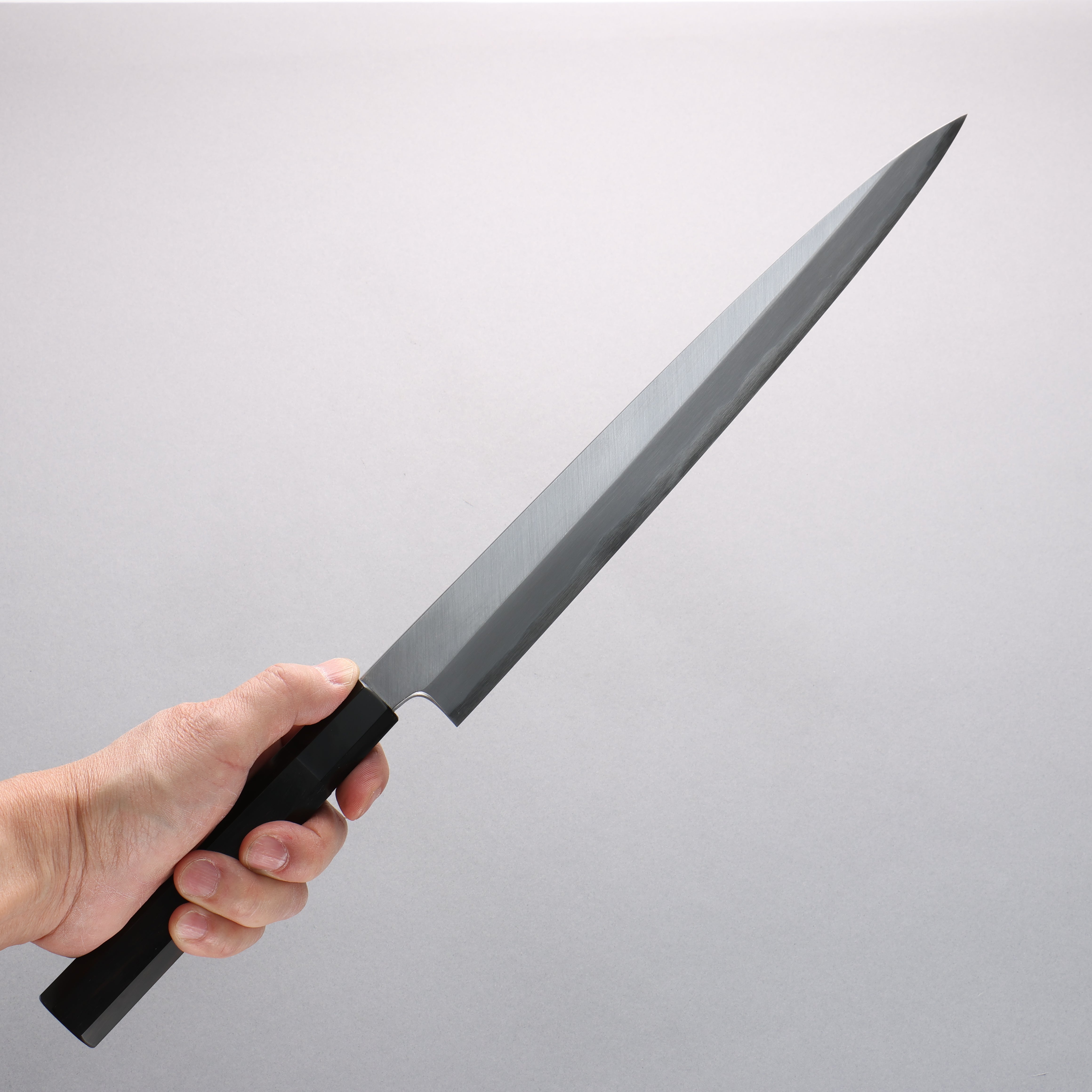 Premium Blue Steel No.1 Yanagiba Sushi Knife 300mm - Japanese Chef Knife with Ebony Wood Handle - Professional Sashimi & Sushi Preparation Tool for Home & Restaurant Use