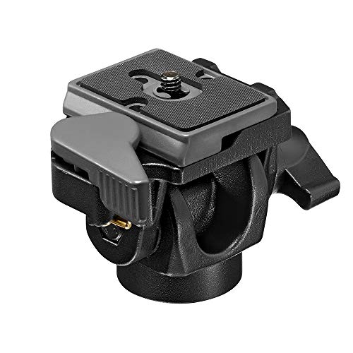 Manfrotto 234RC Monopod Head with Quick Release Plate - Replacement for 3229 Model - Perfect for Photography, Videography & Outdoor Shooting