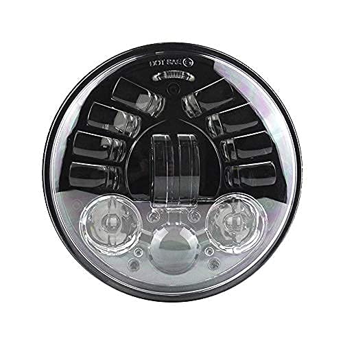 Eagle Lights 5.75 Inch 8900AH-B LED Headlight with Integrated Turn Signals for Harley Davidson Motorcycles - High Visibility for Night Riding and Urban Commuting