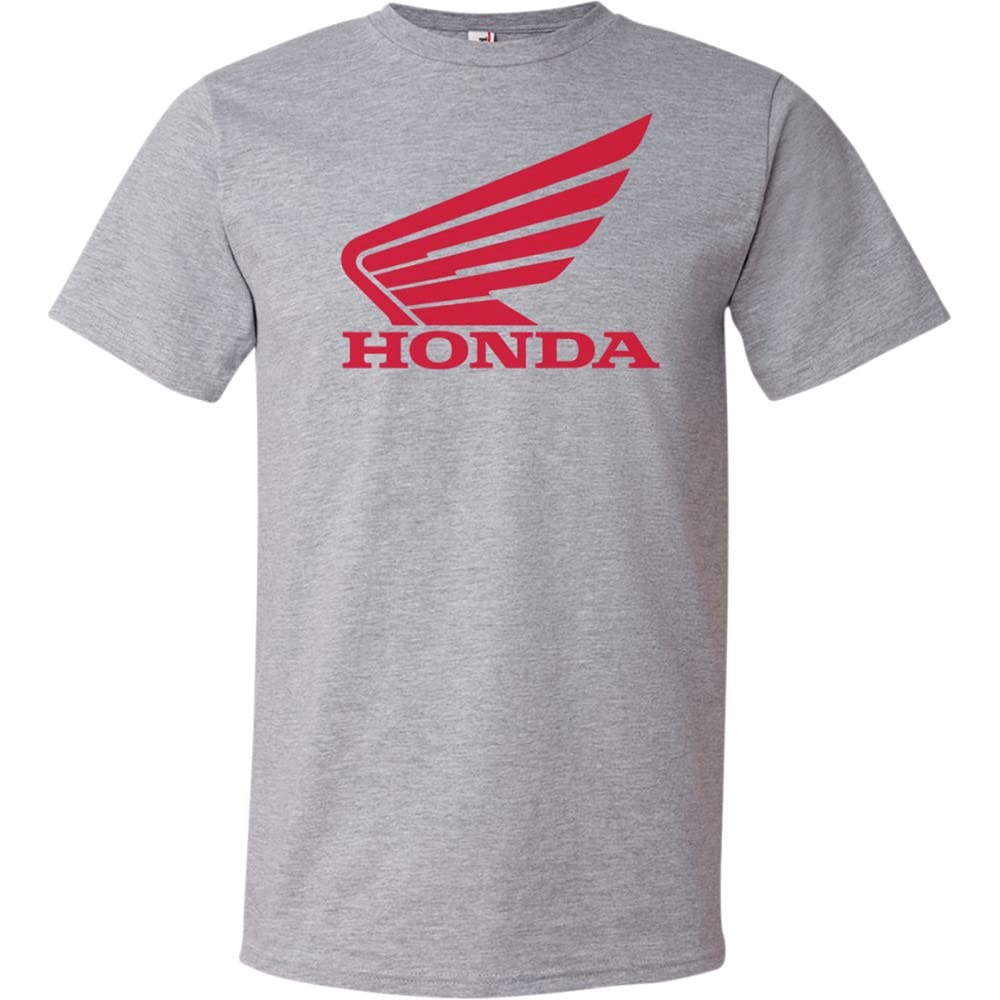Honda Wing Logo T-Shirt - Official Honda Merchandise for Men & Women - Casual Wear for Car Enthusiasts & Motorcycle Riders - Perfect for Racing Events, Bike Shows, and Everyday Outfits