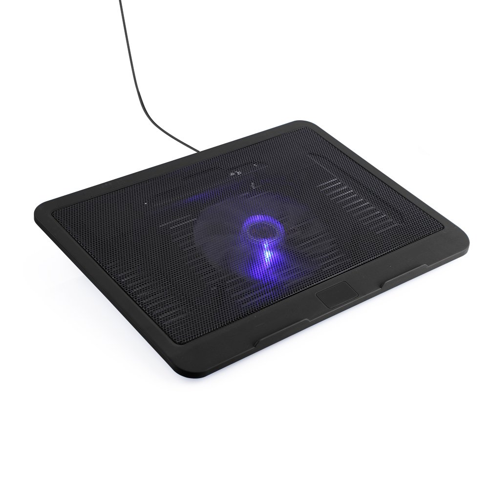 SH-RuiDu Laptop Cooling Pad with 6 High-Speed Fans, USB-Powered Ergonomic Notebook Cooler Stand for 15-17 Inch Laptops - Perfect for Gaming, Office Work & Home Use to Prevent Overheating
