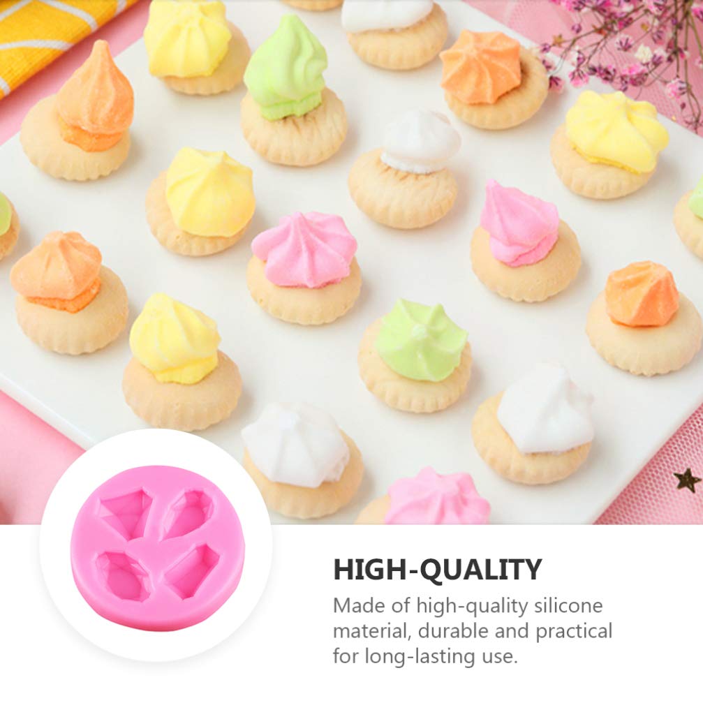 DOITOOL 3Pcs Mini Gem Silicone Molds for Resin, Fondant, Chocolate & Polymer Clay - DIY Crafting, Cake Decorating & Christmas Decorations - Baking Tools for Jewelry Making, Candy Molds & Epoxy Art Projects