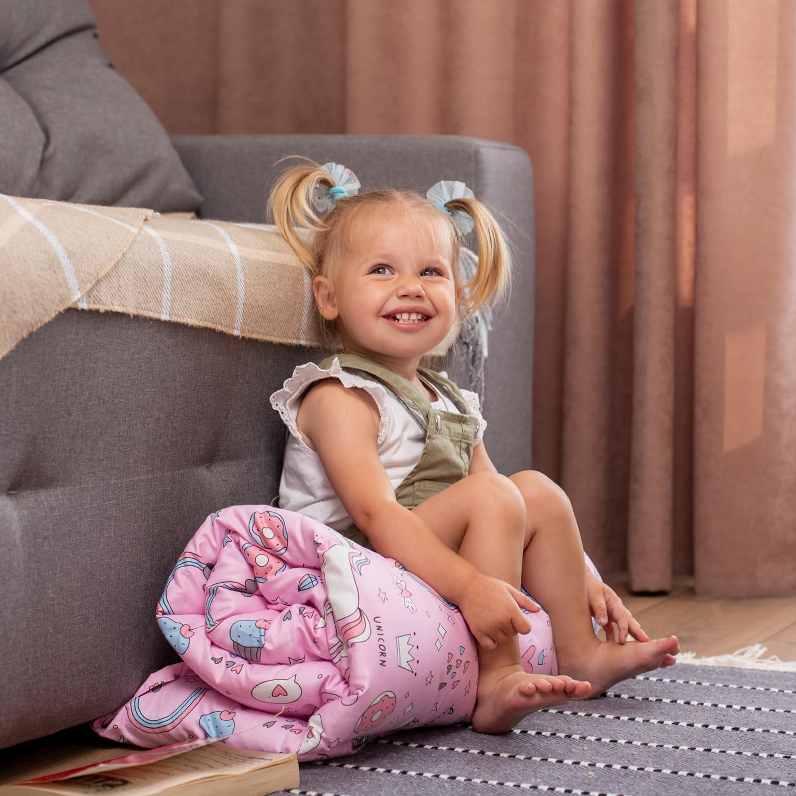 **Wooden Climbing Arch Cushion for Toddlers - Soft Play Floor Pillow, Handmade Kids Furniture (Pink Kingdom) - Perfect for Indoor Playrooms, Montessori Learning & Safe Toddler Activities**