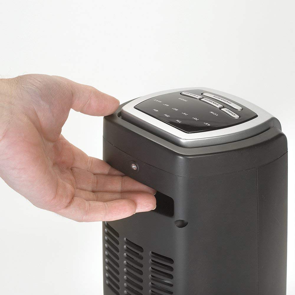 Lasko 1500W Oscillating Ceramic Tower Space Heater with Remote Control, Adjustable Thermostat & Timer - 3 Pack for Home, Office & Bedroom Use - Fast Heating Portable Electric Heater for Winter