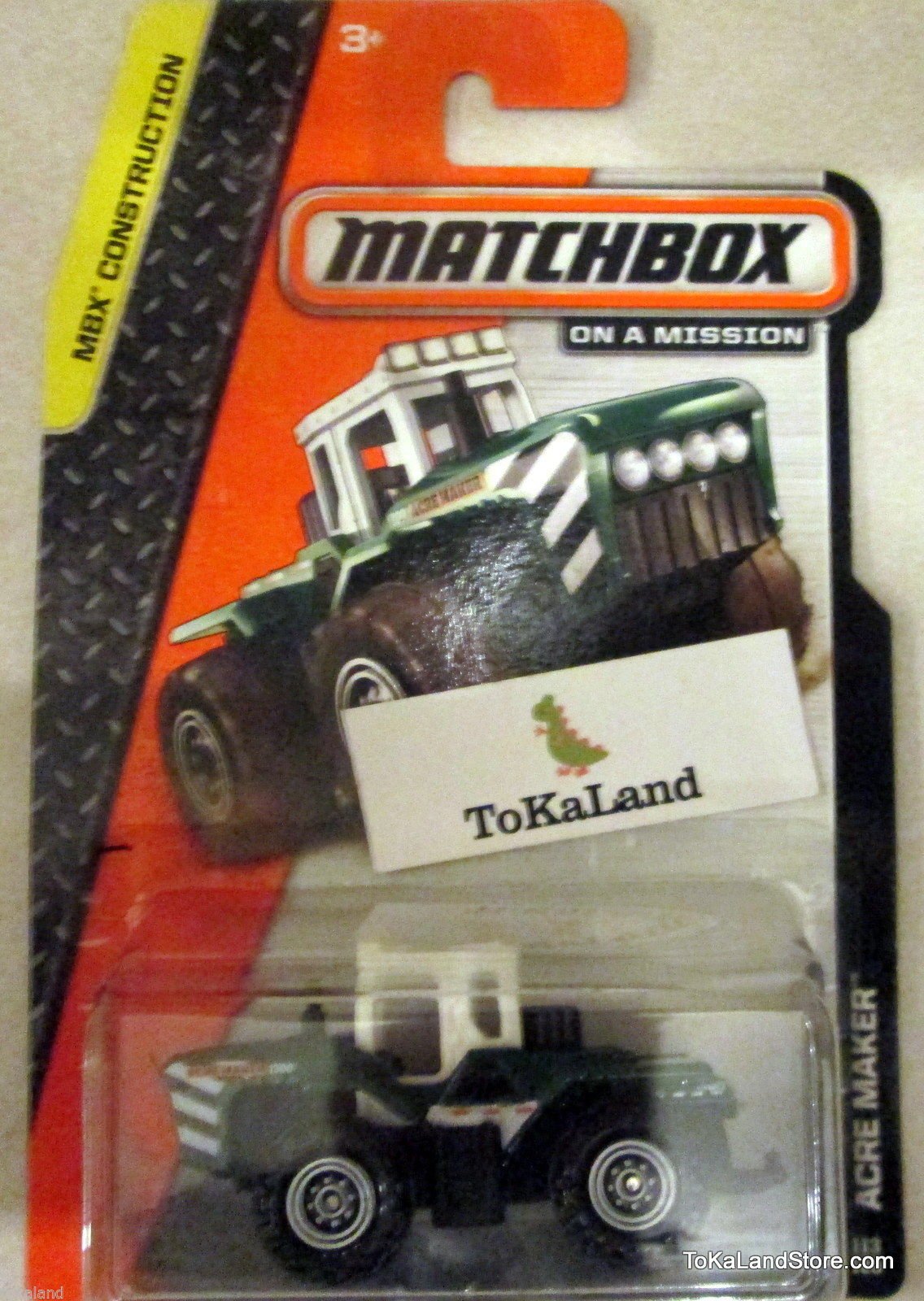 Matchbox 2014 Green Construction Truck - Die-Cast Model Car Toy for Kids Collection (113/120 Series) | Perfect for Playtime, Display & Gift Giving