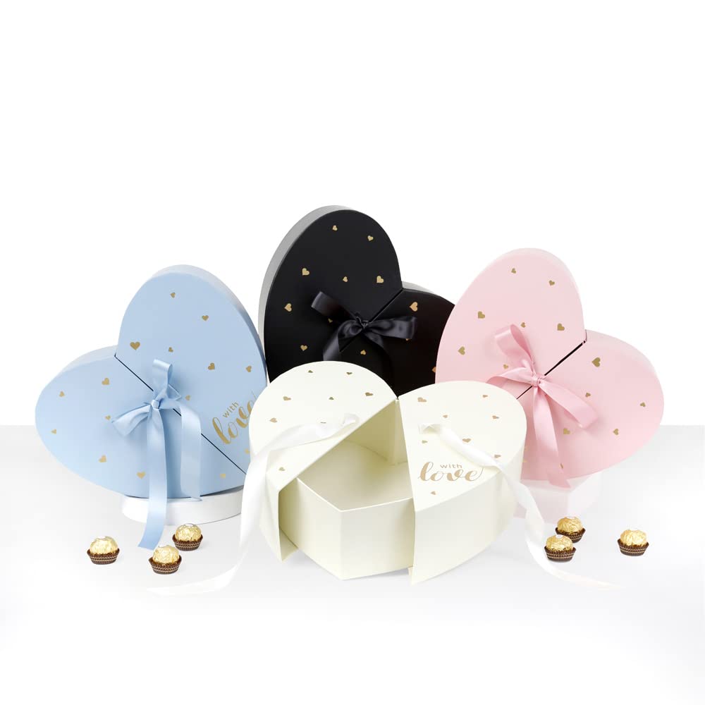 Luxury European Style Heart Shaped Flower Box - Elegant Floral Gift Box for Bouquets & Arrangements | Perfect for Valentine's Day, Weddings & Romantic Gifts