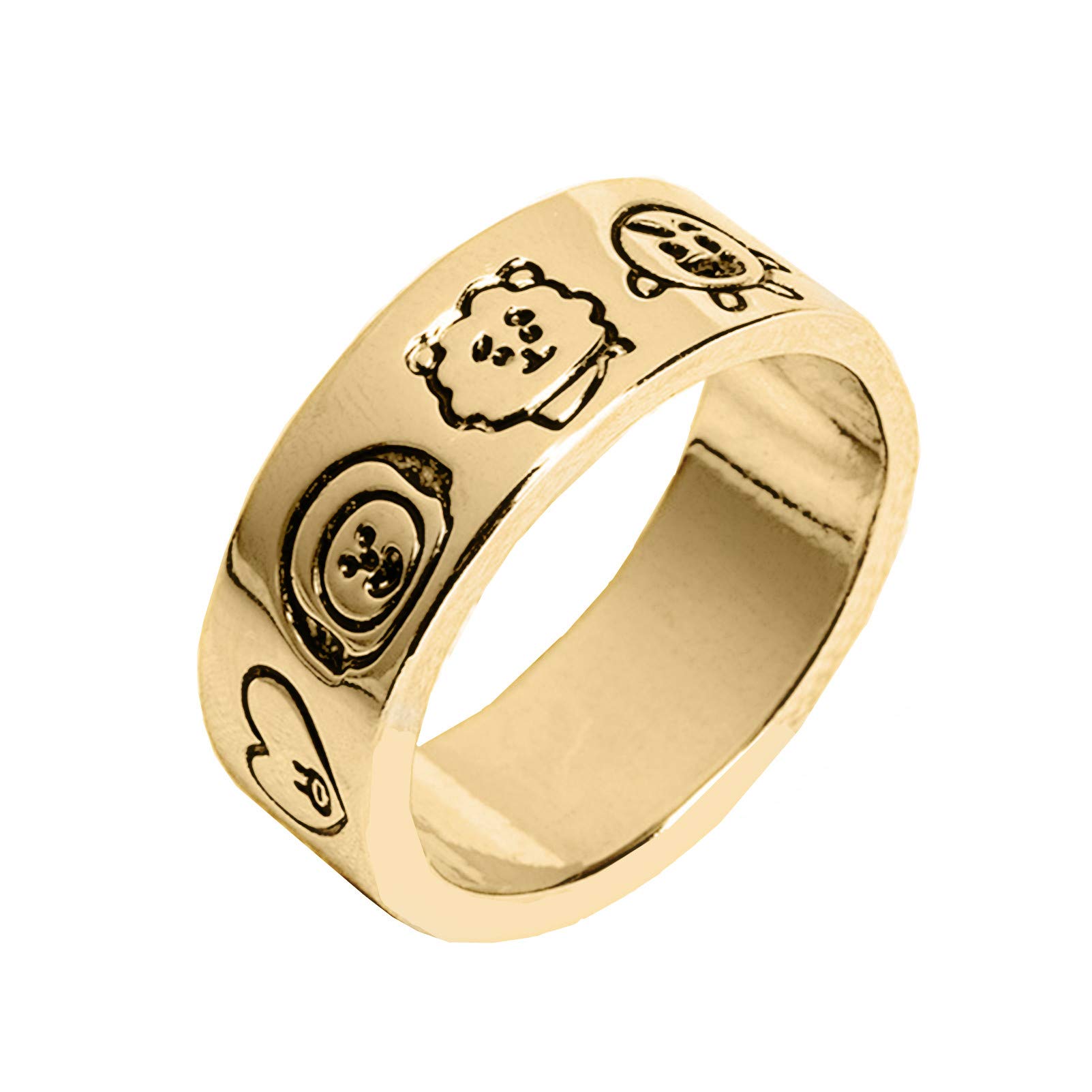 Stainless Steel Chain Ring Set for Women & Men - Trendy Cool Rings for Everyday Wear, Gifts & Holidays - Perfect for Parties, Dating & Special Occasions