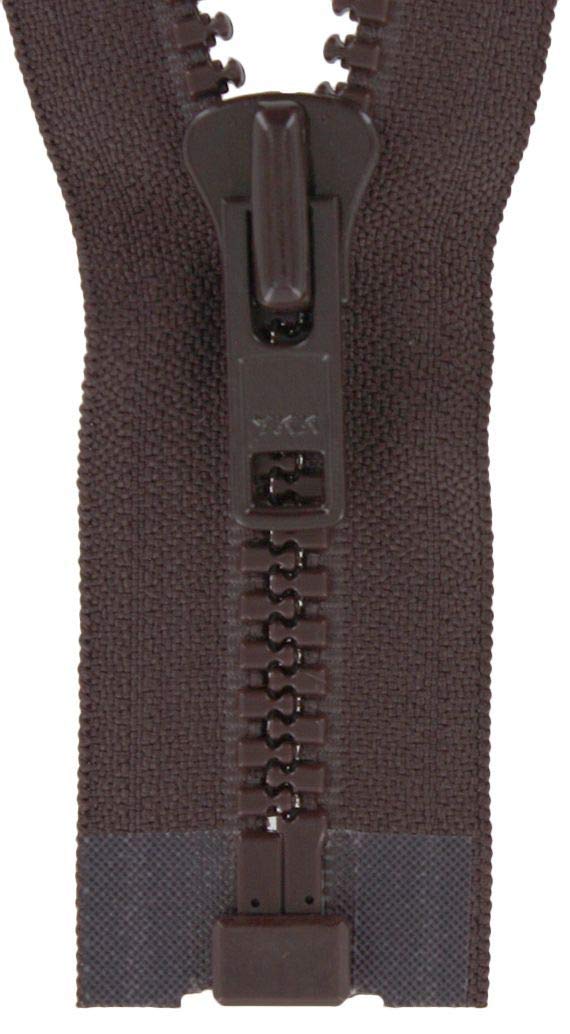 Ohio Travel Bag Vislon Jacket Zipper #8 - 30 Inch Brown Plastic Teeth (8VF-30-BRO) - Durable Zipper for Luggage, Backpacks & Outdoor Gear