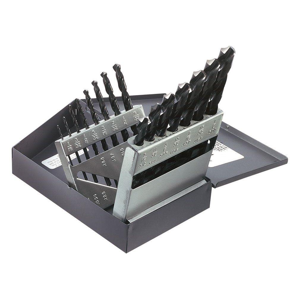 15-Piece Premium Drill Bit Set for Metal, Wood & Plastic - High-Speed Steel Drill Bits for DIY, Home Improvement & Professional Use