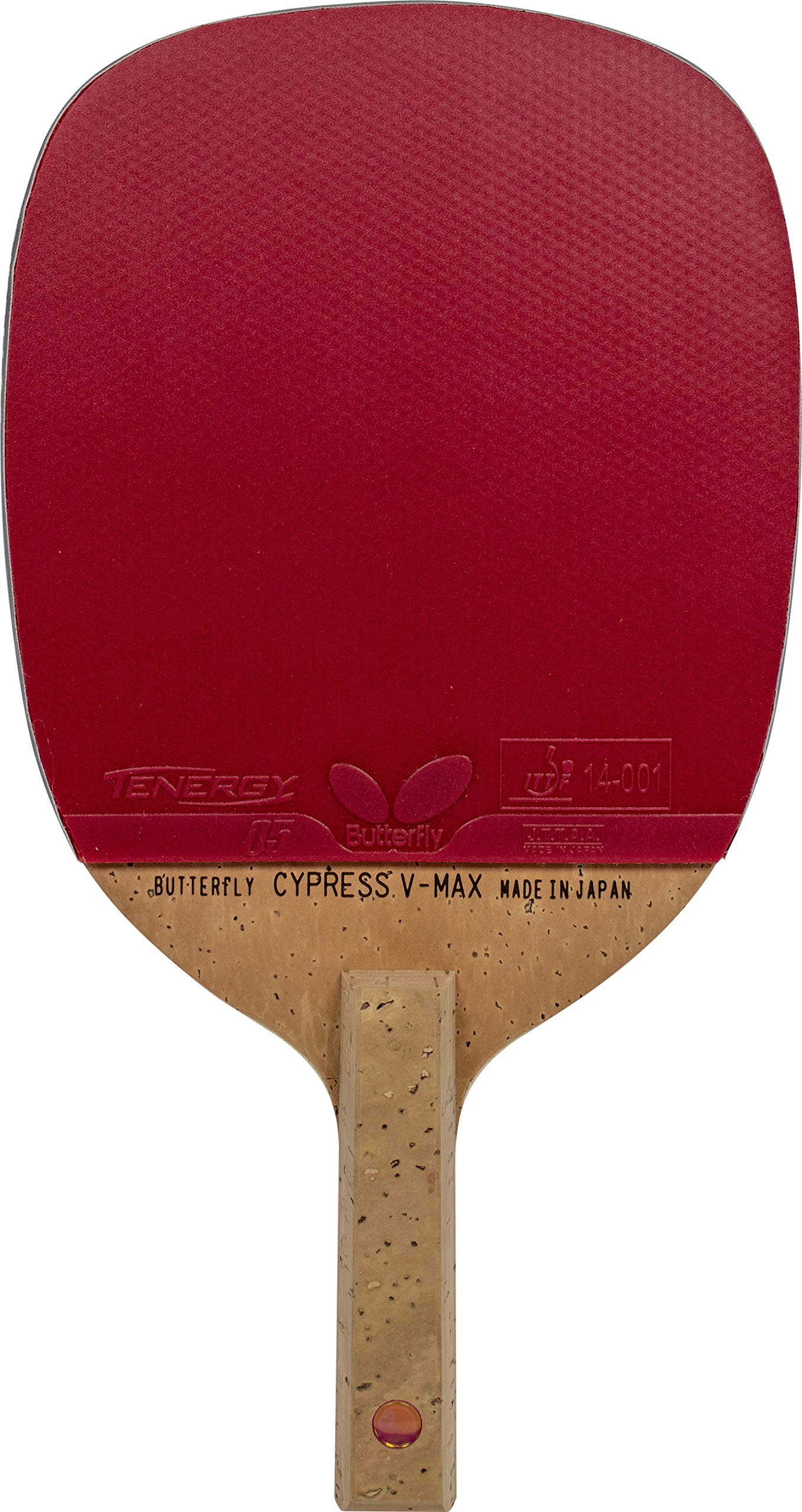 Butterfly Cypress V-Max Pro-Line Table Tennis Racket - Premium Allround Attacking Topspin Paddle for Close to Mid-Distance Play | Professional Grade Equipment for Competitive Players | Ideal for Training, Tournaments & Club Matches