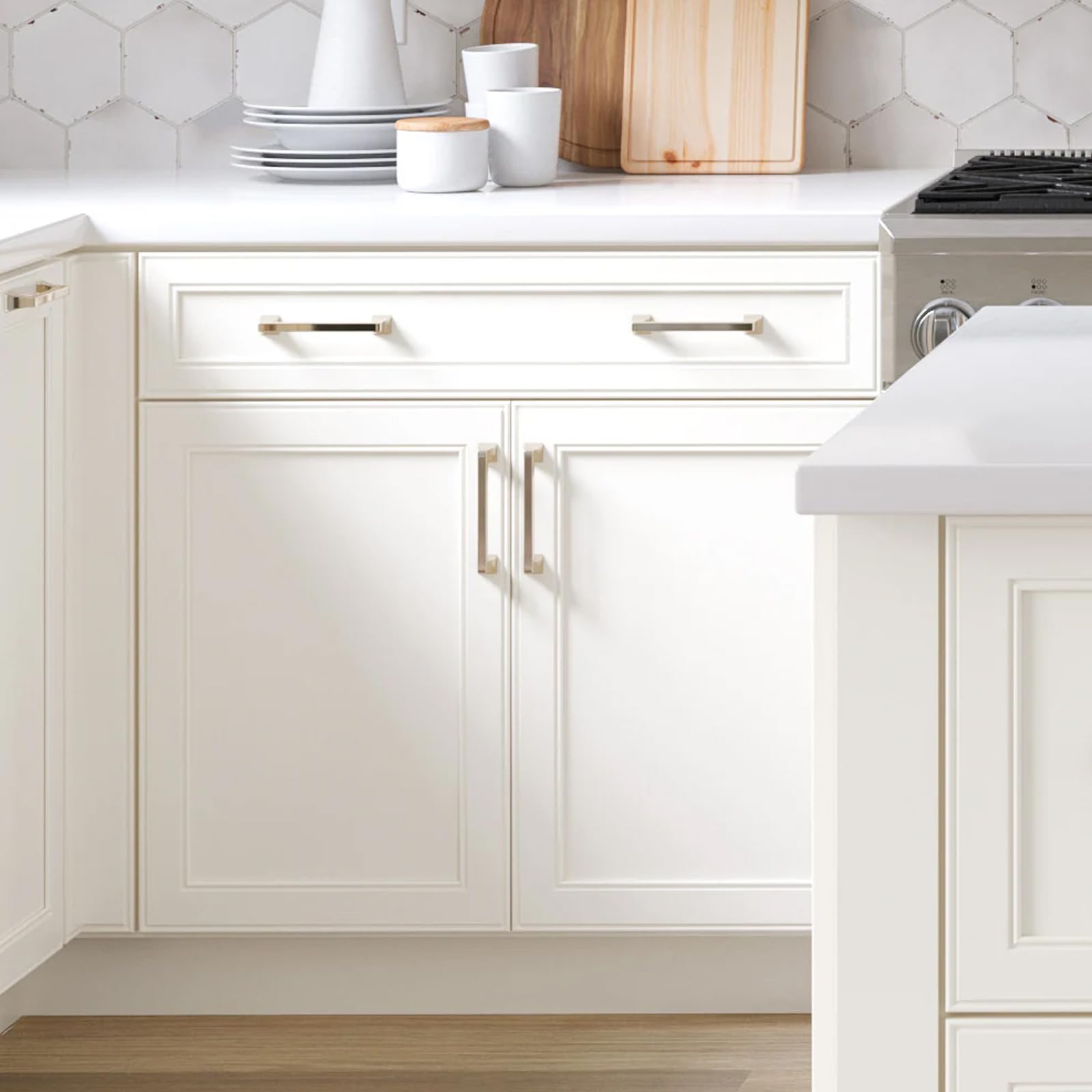 DWIL Cabinet Paint All Match - 32 OZ White | Waterproof, No Sanding, Low Odor Cabinet Paint | Kitchen & Bathroom Cabinet Makeover Kit | Perfect for DIY Home Renovation & Furniture Refinishing Projects