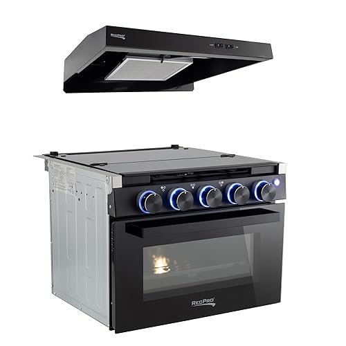 Black/Stainless, With Range Hood