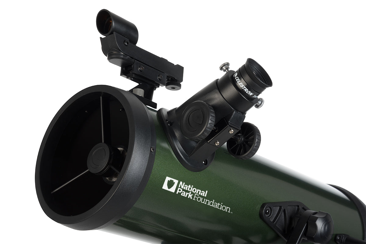 National Park Foundation Explorascope 114AZ Telescope - Portable Refractor Telescope for Beginners & Kids - Stargazing, Bird Watching & Outdoor Adventures