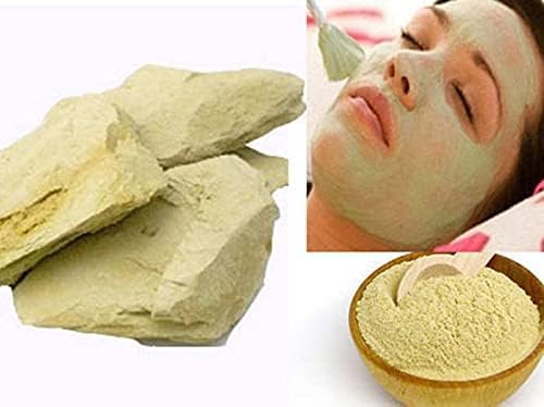 Expert Foods Natural Multani Mitti Stone (Fuller's Earth) - 400g Bentonite Clay for Face, Skin & Hair Care | Deep Cleansing, Acne Treatment & Hair Mask | Perfect for Spa, DIY Beauty & Ayurvedic Skincare Routines