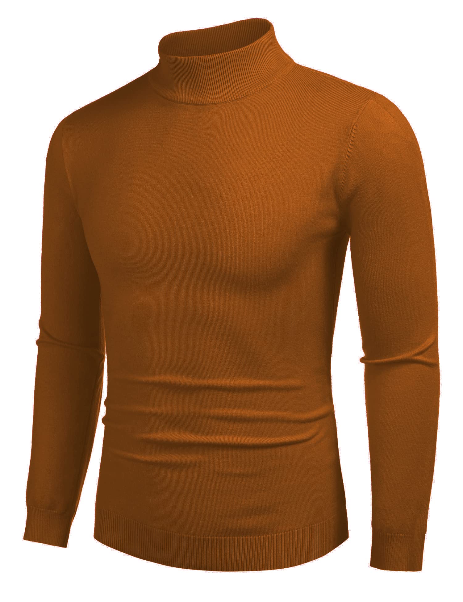 COOFANDY Men's Slim Fit Mock Turtleneck Pullover Sweater | Winter Warm Knit Sweater for Men | Casual Office Wear & Date Night Outfit