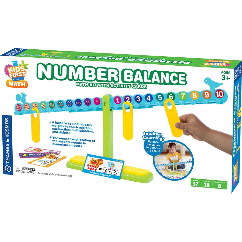 Kids First Math: Number Balance - Educational Toy for Early Math Learning | Perfect for Homeschooling & Classroom Activities