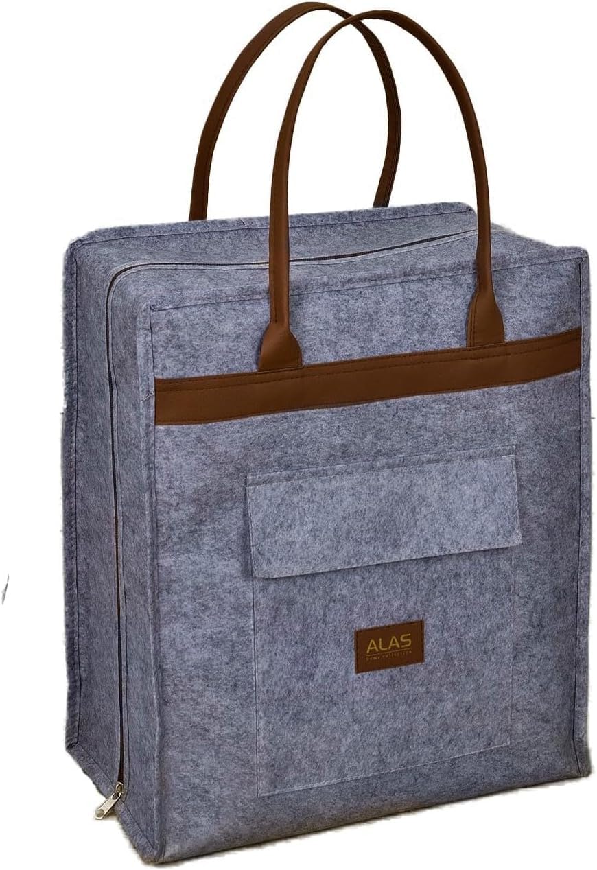 6 Pairs Travel Shoe Bags - Breathable Shoe Storage Organizers for Luggage & Suitcases - Washable Shoe Packing Cubes with Zipper Closure (Grey) | Perfect for Air Travel, Gym Shoes Storage & Closet Organization