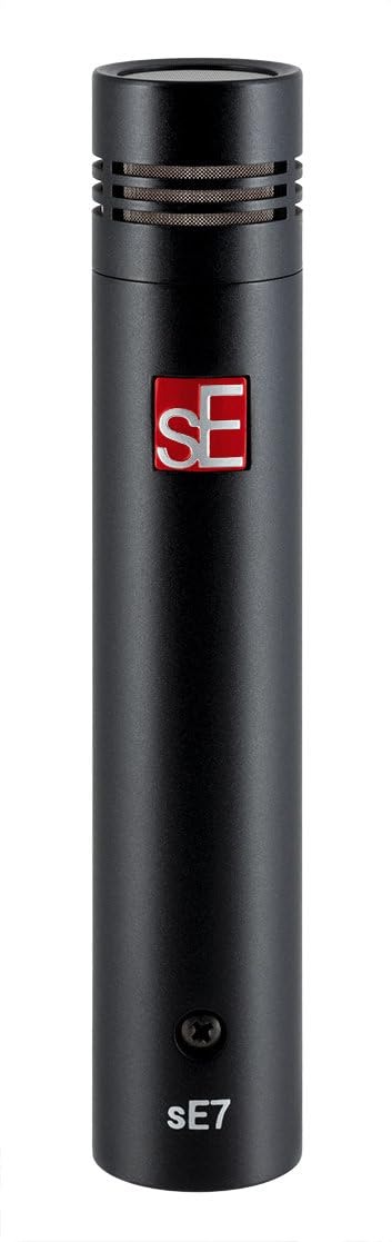 SE ELECTRONICS sE7 Small Diaphragm Cardioid Condenser Microphone - Matched Pair with Clip for Studio Recording, Podcasting & Live Performances