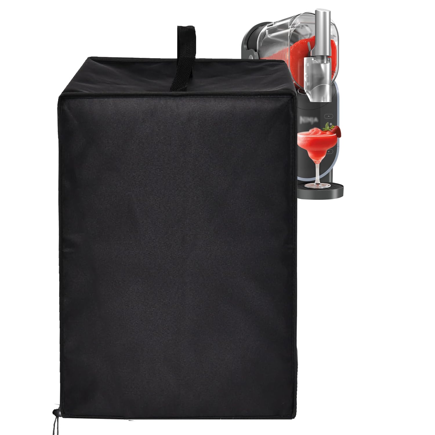 Yaslapy Heavy-Duty Waterproof Nylon Protective Cover for Ninja Slushie Machine FS301 & FS301C - Dustproof Cover for Frozen Drink Maker - Perfect for Home Bars, Parties, and Commercial Use