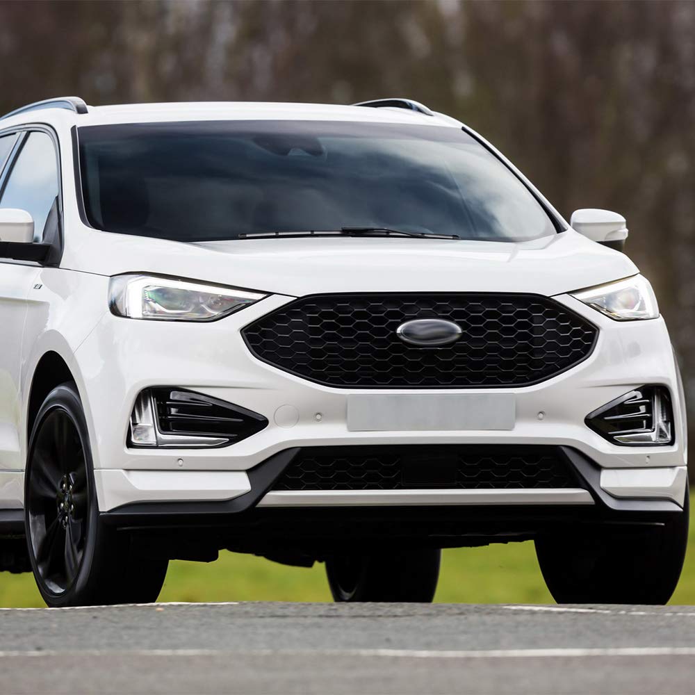 Black Honeycomb Front Bumper Grille for 2017-2019 Ford Escape/Kuga - Sporty Upgrade for Off-Road & City Driving