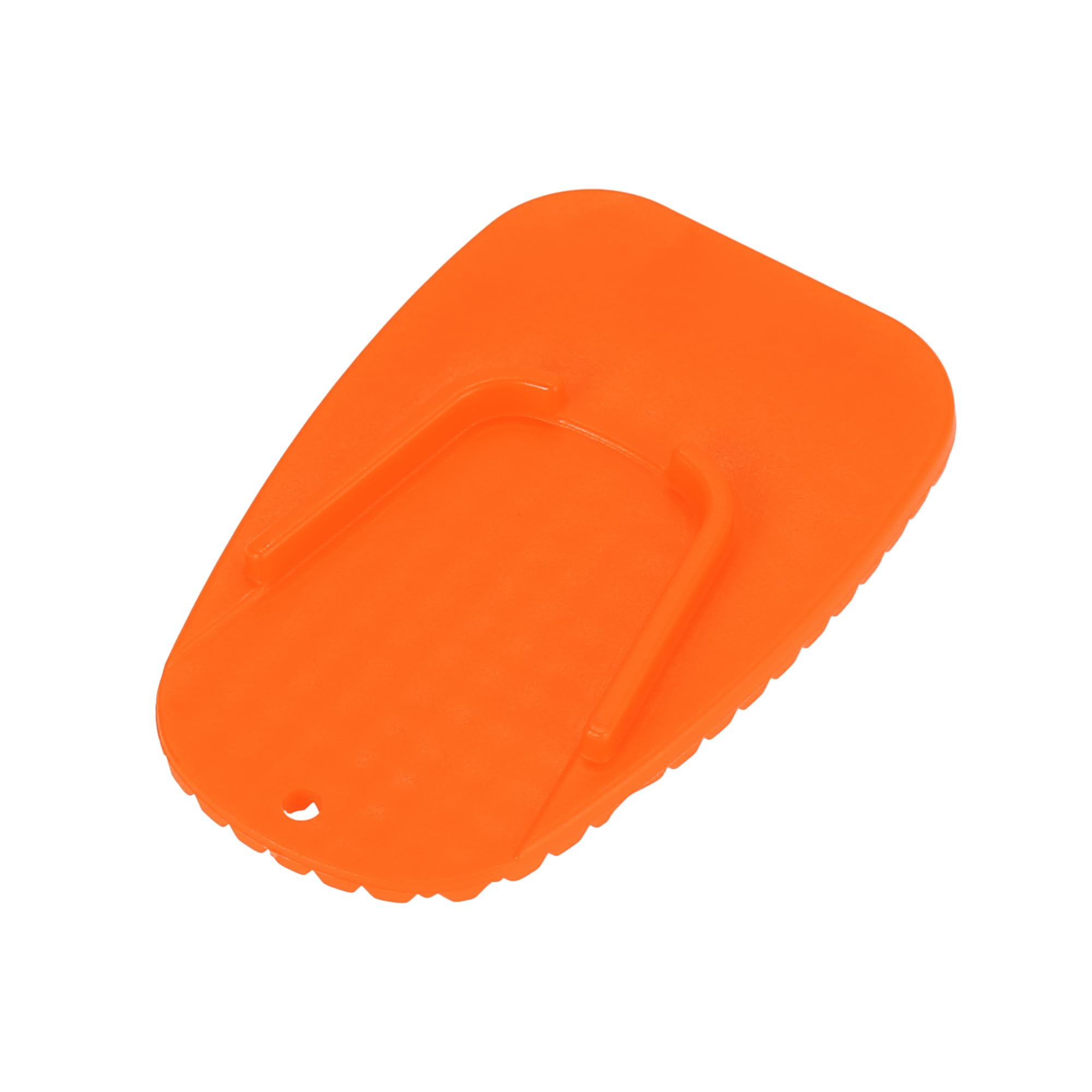 Motoforti 8-Piece Motorcycle Kickstand Support Pad Set - Heavy Duty Parking Stand Plate Extensions for Dirt Bikes, Cruisers & Street Bikes (Orange) - Prevent Sinking on Sand, Grass & Soft Surfaces