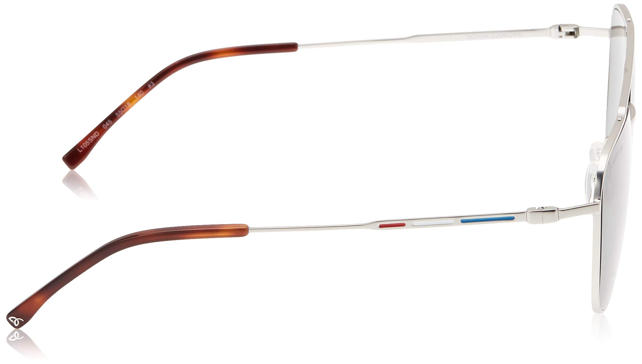 Lacoste L105snd Aviator Sunglasses for Men - Polarized UV Protection Pilot Style Shades - Perfect for Driving, Travel & Outdoor Activities