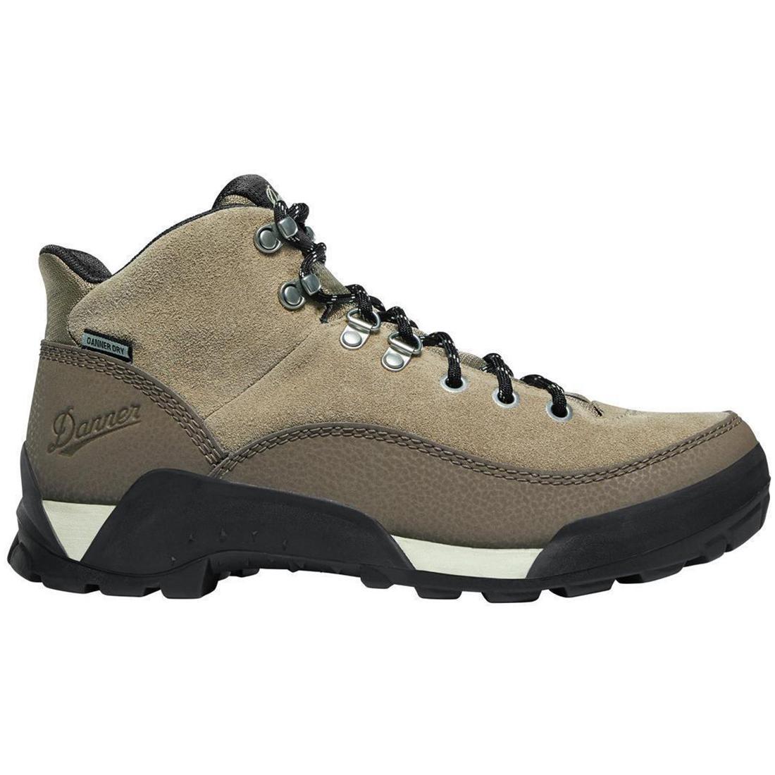 Panorama Mid Women's 6 Boot Gray - Waterproof Hiking Boots for Women, Comfortable Outdoor Shoes for Trail Walking & Camping