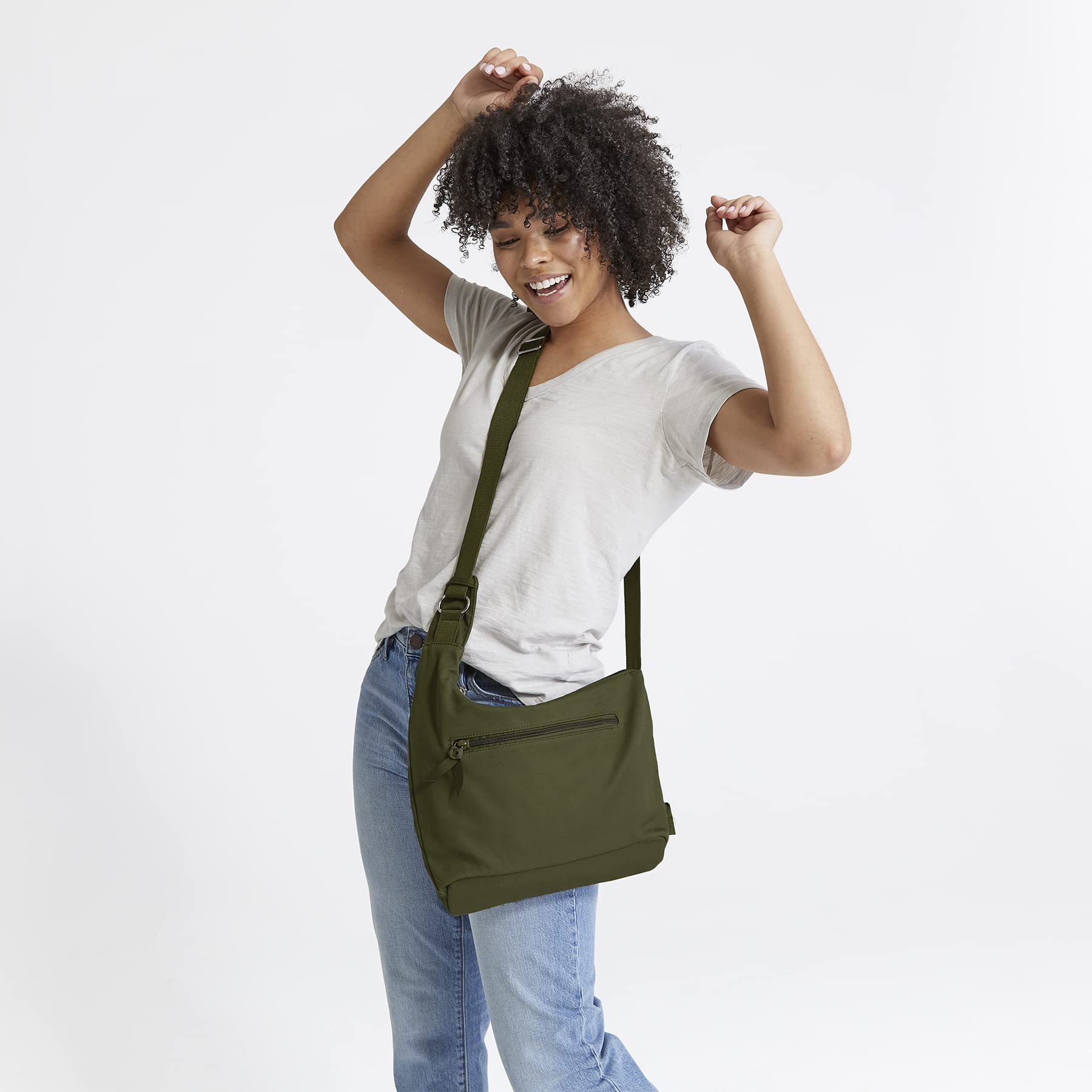 Vera Bradley Cotton Crossbody Sling Purse for Women - Lightweight Shoulder Bag with Adjustable Strap, Perfect for Travel, Shopping & Daily Use