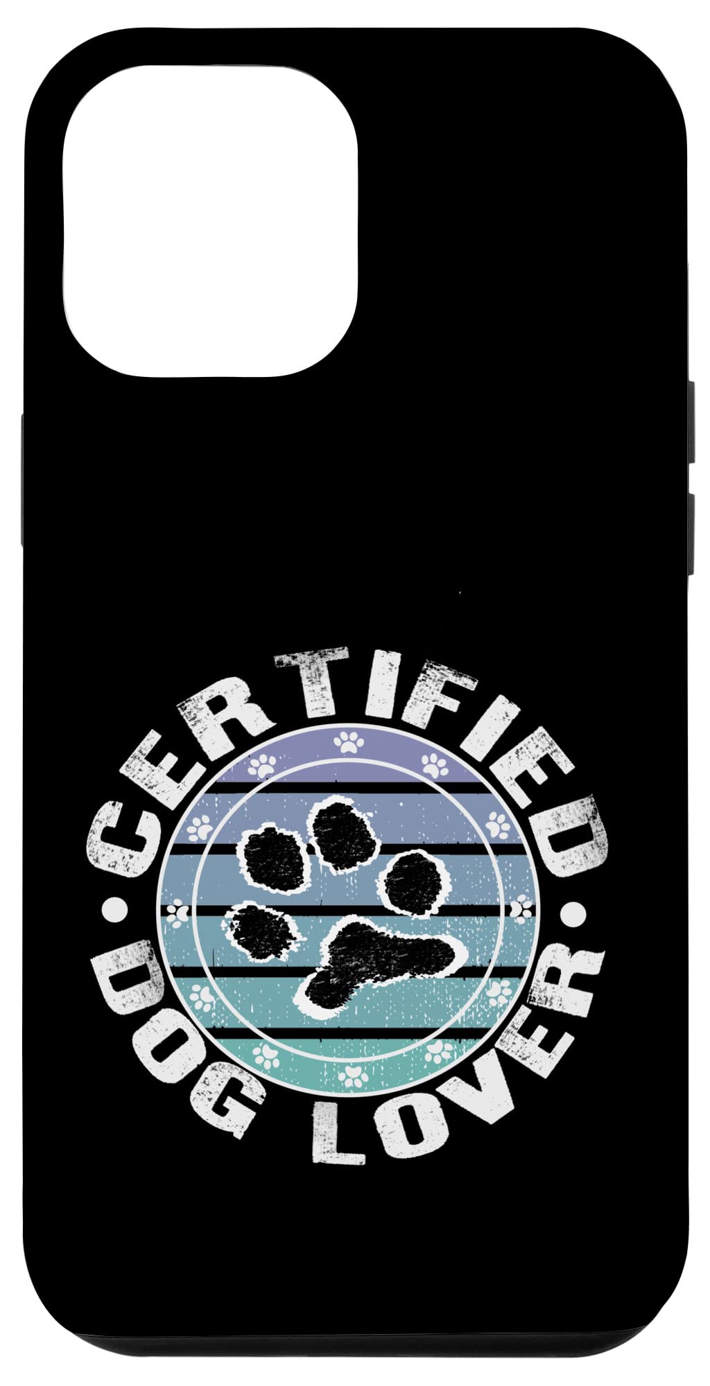 iPhone 12 Pro Max Case - Funny Certified Dog Lover Design | Cute Pet Lover Apparel Phone Cover for Apple iPhone 12 Pro Max - Perfect Gift for Dog Owners & Animal Lovers