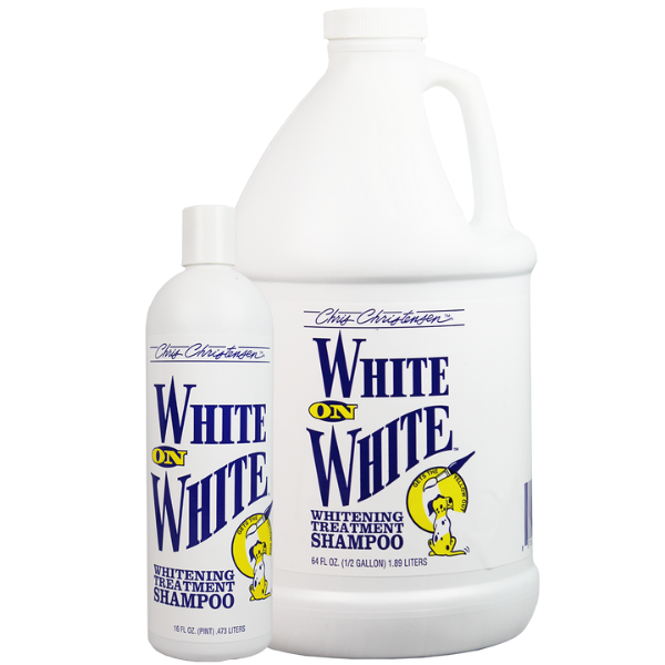 White on White Shampoo for Blonde & Gray Hair - Brightening & Toning Formula (8oz, 16oz, 32oz) - Perfect for Salon Use & At-Home Hair Care