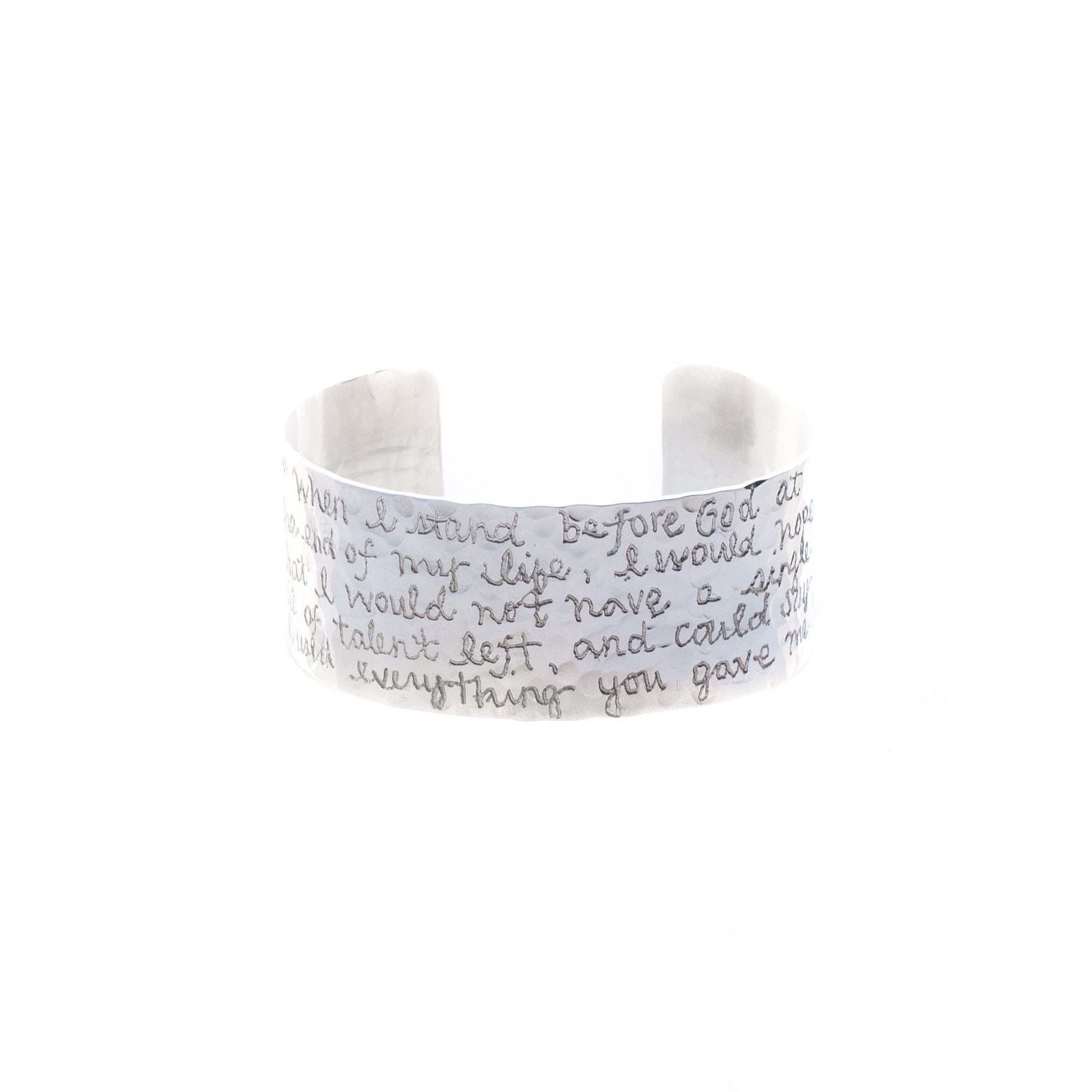 Hand Hammered Sterling Silver Cuff Bracelet for Women - Elegant Boho Jewelry for Everyday Wear & Special Occasions