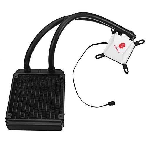 Best CPU Liquid Cooler - 12CM RGB LED Water Cooling System with Pump & Radiator for Intel & AMD - Perfect for Gaming PCs & High-Performance Workstations