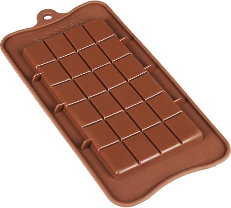 Royal Silicone Chocolate Bar Mold - 3D DIY Candy Mold for Dairy Milk Chocolate, Cake, Brownie Toppers, Gummy & Jelly - Perfect for Baking, Dessert Decorations & Homemade Treats - Ideal for Parties, Gifts & Holiday Cooking
