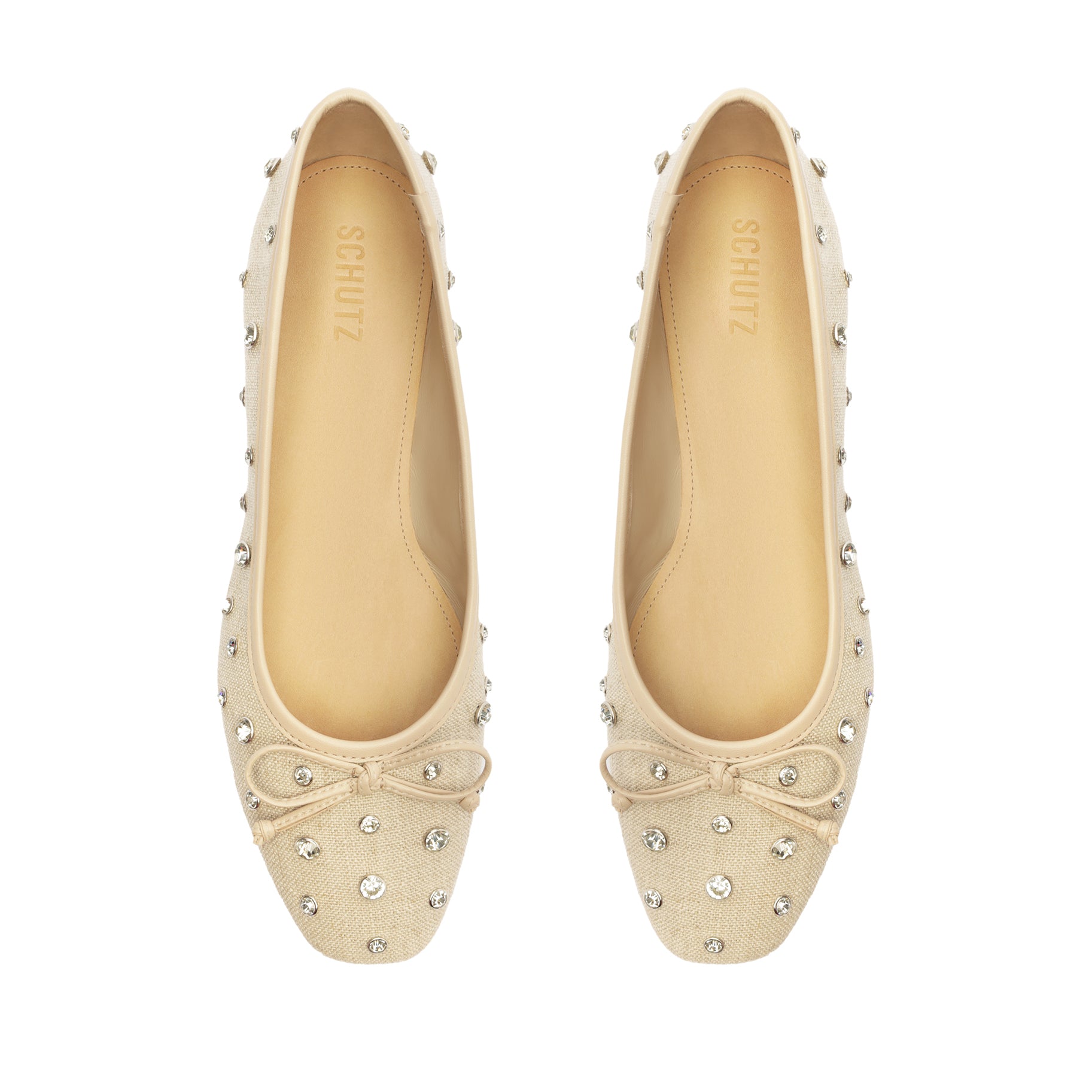 Arissa Shine Linen Flat Shoes for Women - Comfortable & Breathable Summer Casual Flats - Perfect for Office, Travel and Everyday Wear