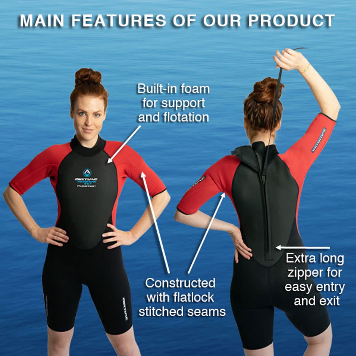 Women's Floater Spring Suit - Lightweight & Comfortable Swimwear for Pool, Beach & Vacation | Perfect for Swimming, Sunbathing & Water Activities