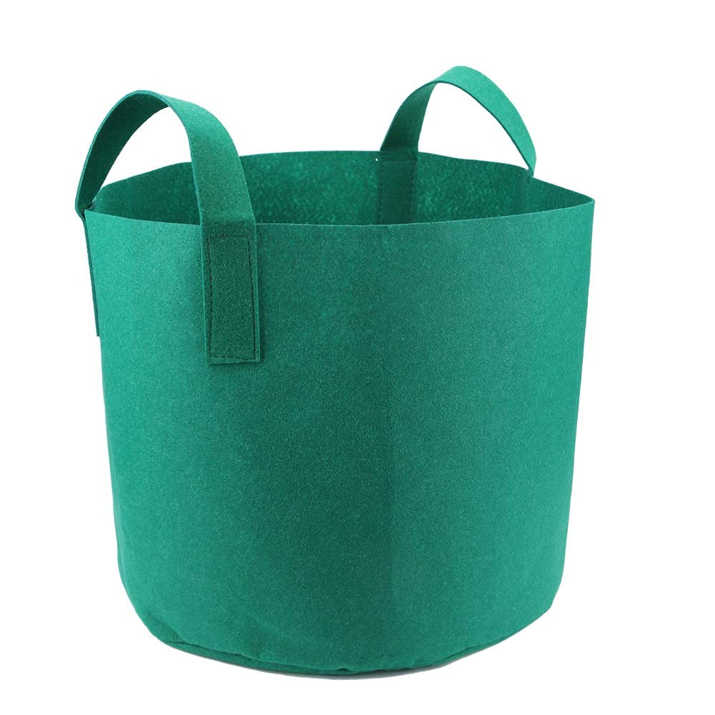 Organic Vegetable Grow Bags with Handles - 18x20 Inch Breathable Felt Plant Pots for Potatoes, Tomatoes & Herbs - Outdoor Gardening Containers for Balcony, Patio & Indoor Planting - Durable Storage & Decor Solution