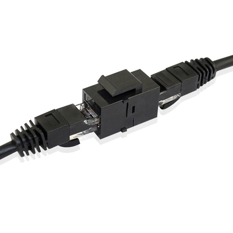 CAT6 Ethernet Coupler - High-Speed RJ45 Network Connector for Cat6 Cables (Black) - Perfect for Home Office, Gaming & Networking Setup