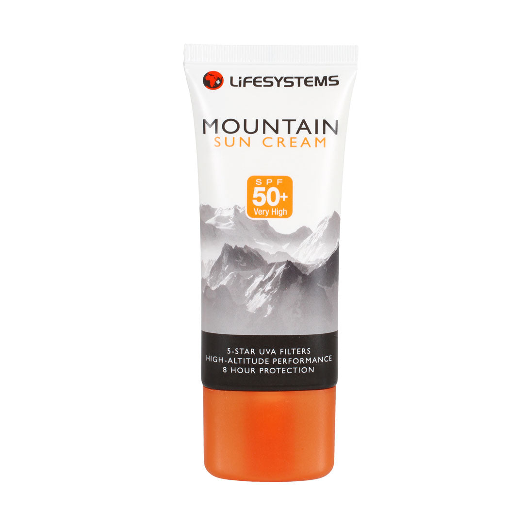 Lifesystems Mountain Sun Cream SPF50+ 50ml - High Protection Sunscreen for Outdoor Activities, Hiking & Climbing