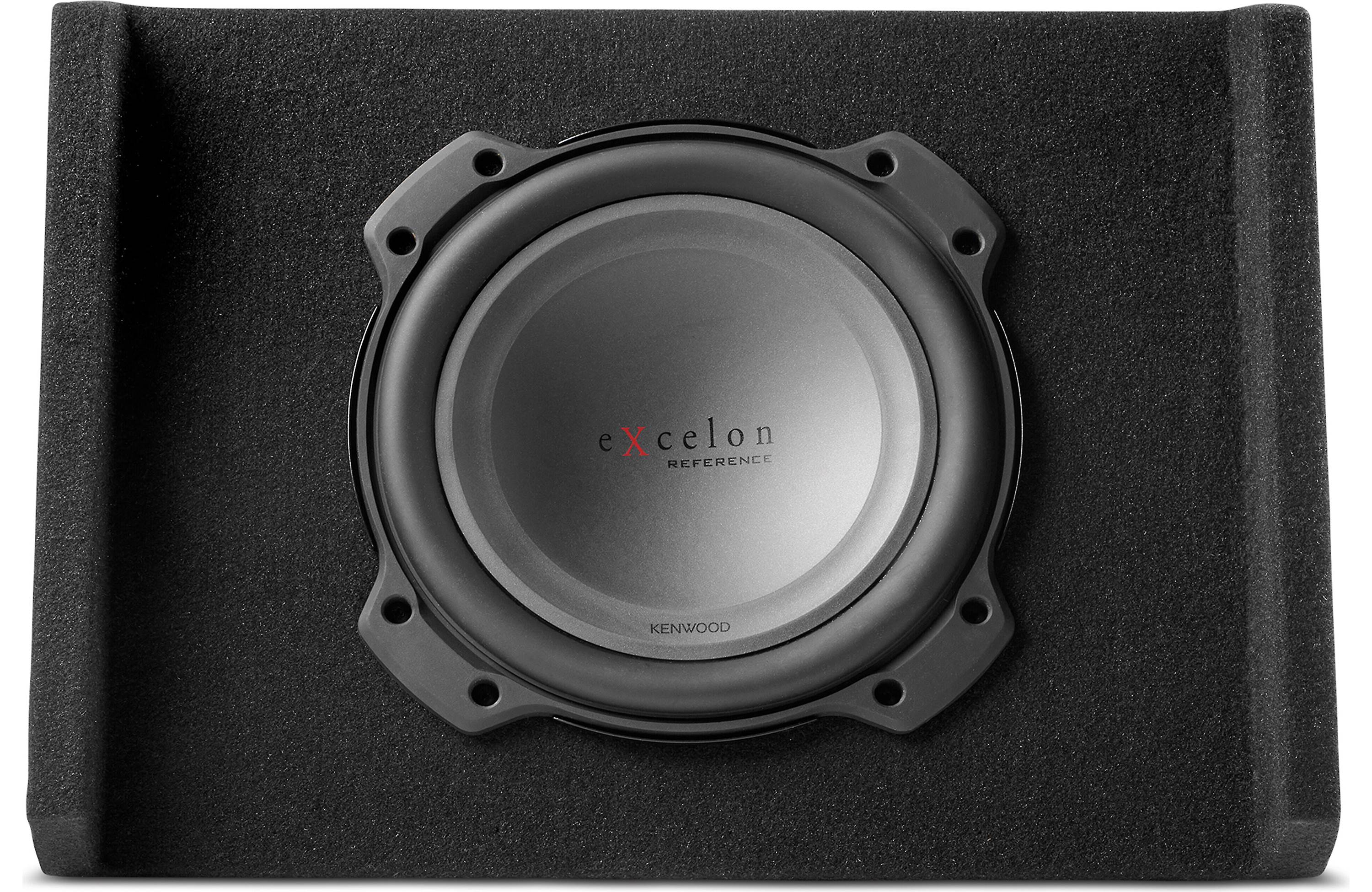 Kenwood Excelon P-XRW102DB 10-Inch Reference Series Sealed Subwoofer Enclosure - High Performance Car Audio System for Bass Lovers | Perfect for Trucks, SUVs & Custom Car Audio Setups