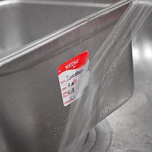DayMark Safety Systems DissolveMark I132161 Weekly Label Dispenser with Monday-Sunday 7/8Inch x 13/16Inch Rectangle Labels - Perfect for Food Safety, Kitchen Organization & Day-of-Week Labeling in Restaurants