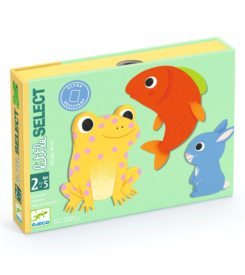 Educational Card Game for Toddlers - Little Select by Djeco | Fun Learning Activity for Preschool Kids & Family Game Night