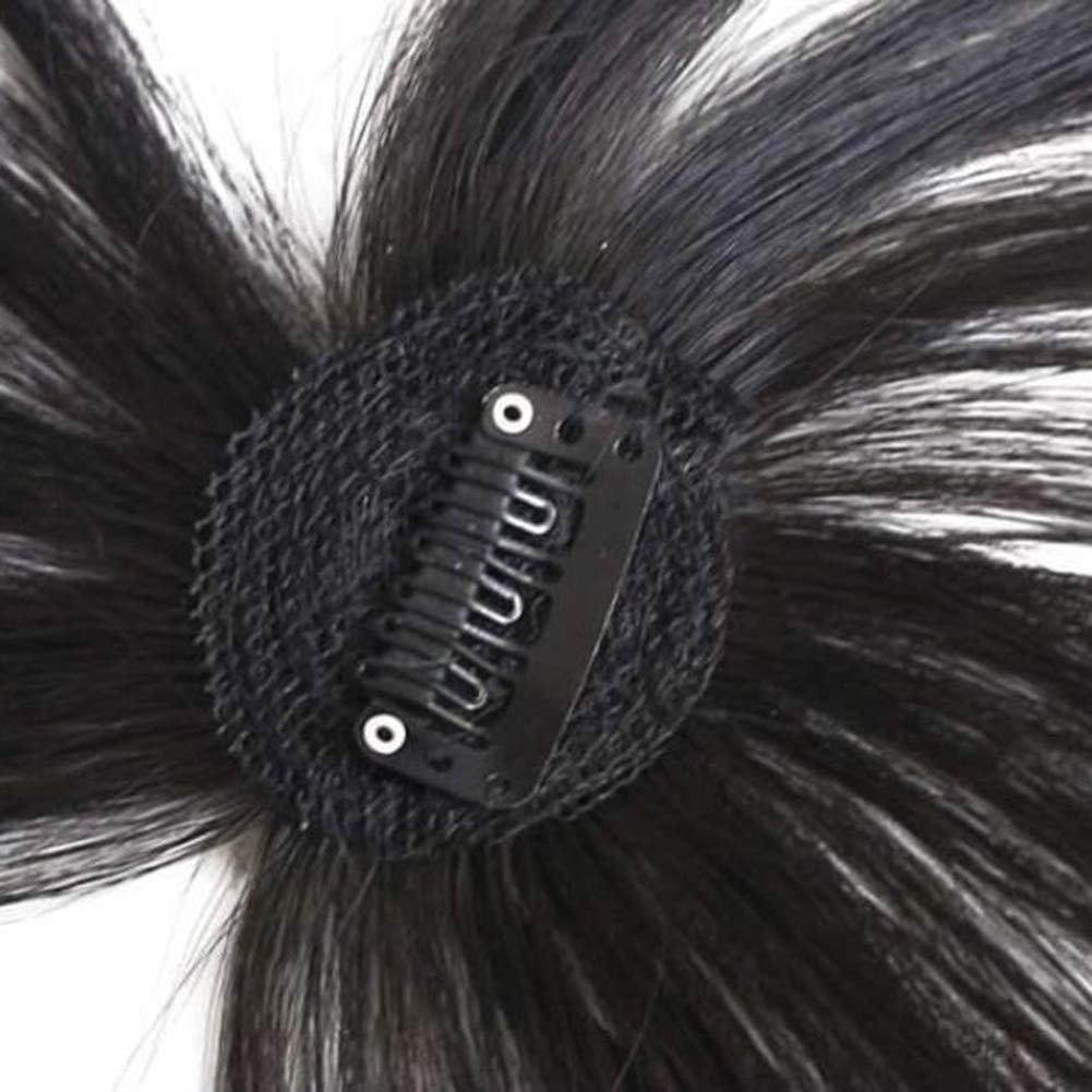 3D Air Fringe Ultra-Thin Seamless Fake Bang Wig Hair Extension - Dark Brown | Fashionable Hairpiece for Cosplay, Costume Parties & Daily Styling