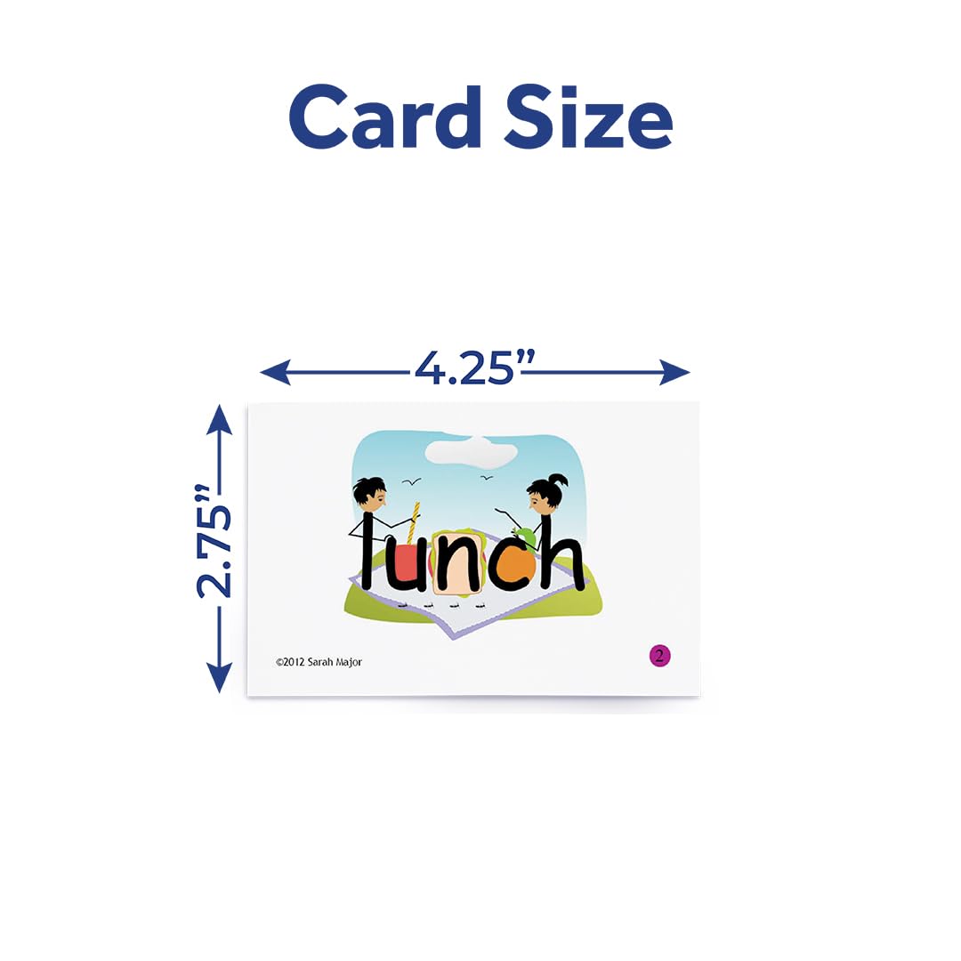 Child1st 301 SnapWords Pocket Cards - Multisensory & Kinesthetic Sight Word Flash Cards for ESL & ELL Learning - Perfect for Classroom, Homeschooling & Early Reading Practice