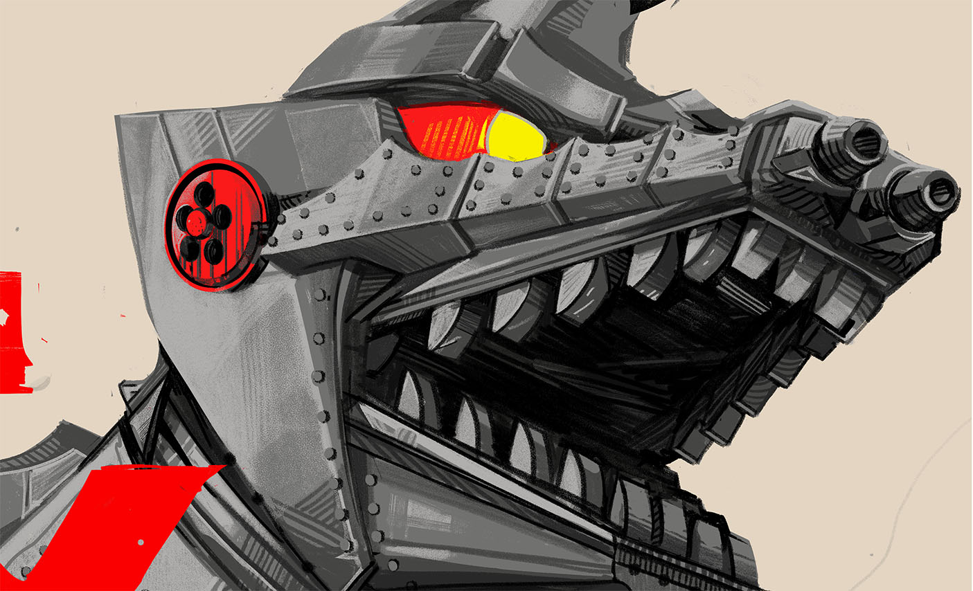 Godzilla vs. Mechagodzilla Movie Poster - Premium Vintage Japanese Kaiju Wall Art - Perfect for Home Theater, Game Room & Anime Lover's Collection