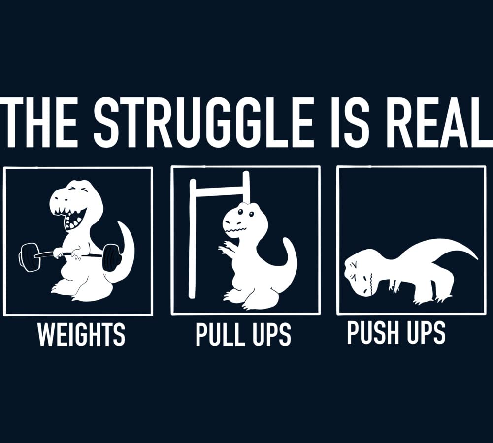 Design By Humans Men's Dinosaur by ZeusSE Tank Top - Soft Cotton Graphic Tee for Casual Wear & Summer Outfits