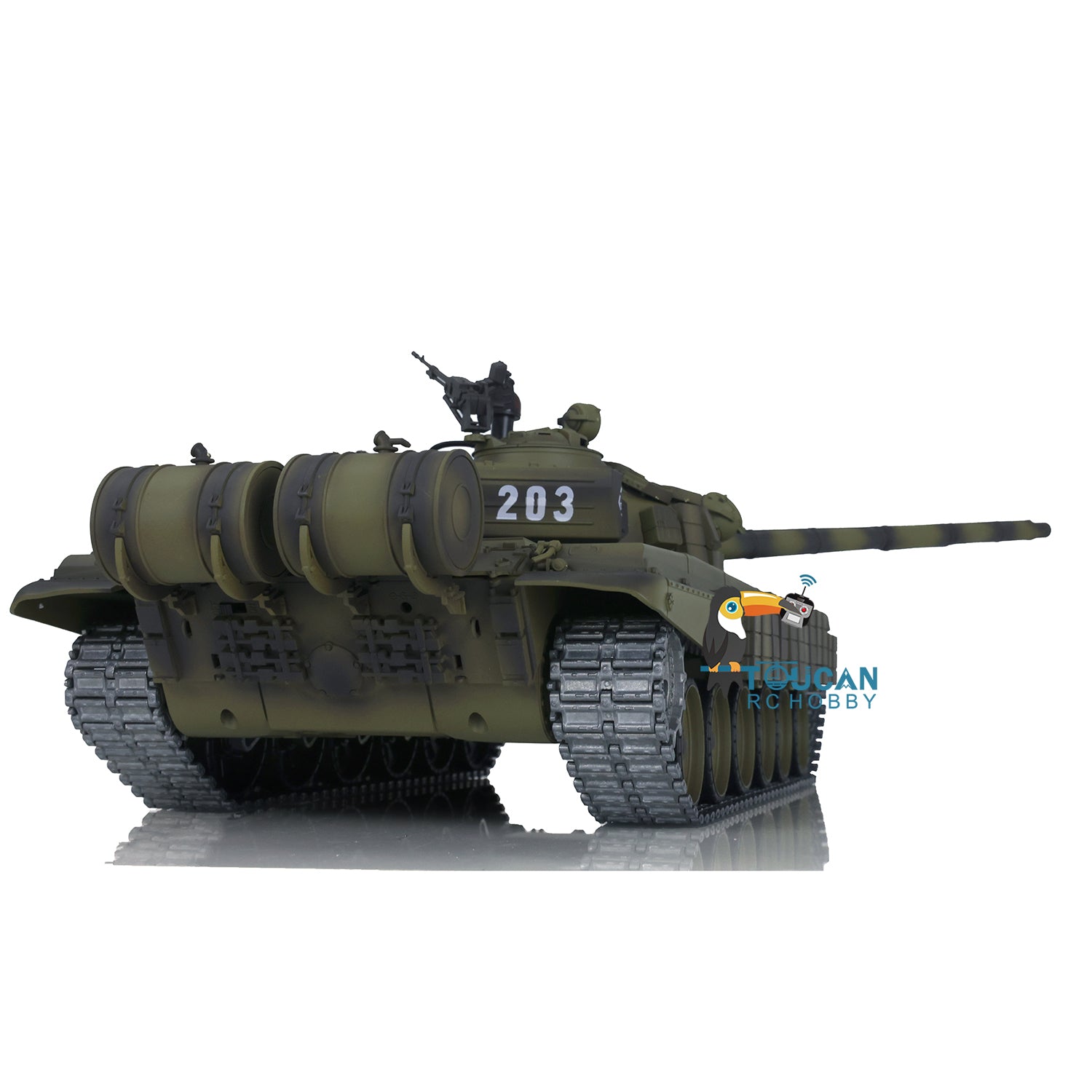 Henglong 1/16 Scale T72 Radio Controlled Tank - US Stock Metal Tracked Electric Battle Tank with 7.0 Mainboard & Battery Charger - Perfect for Military Enthusiasts, Collectors and Outdoor RC Battles