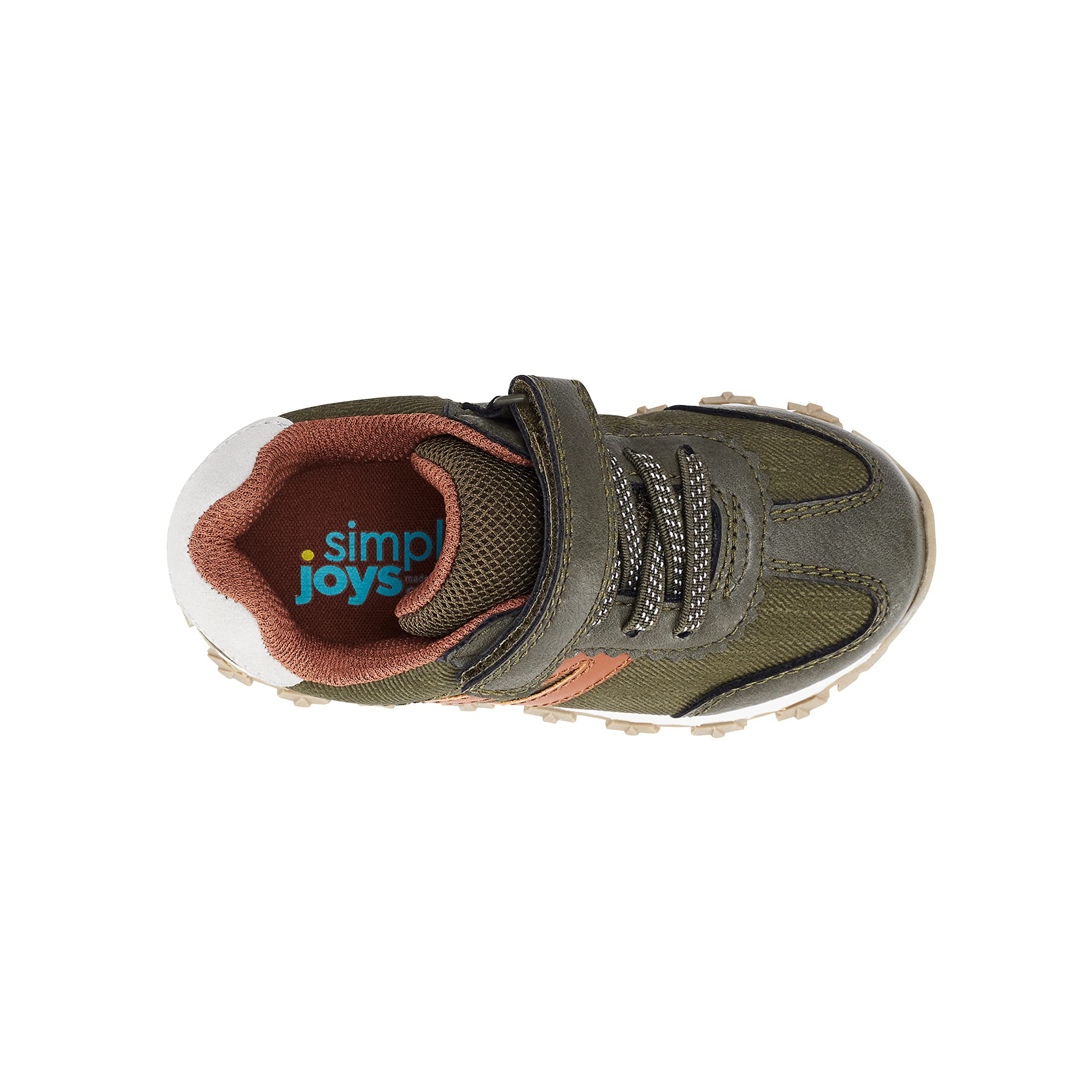 Carter's Simple Joys Unisex Kids' Bailey Athletic Sneakers - Lightweight Running Shoes for Boys & Girls - Perfect for School, Playground & Daily Activities