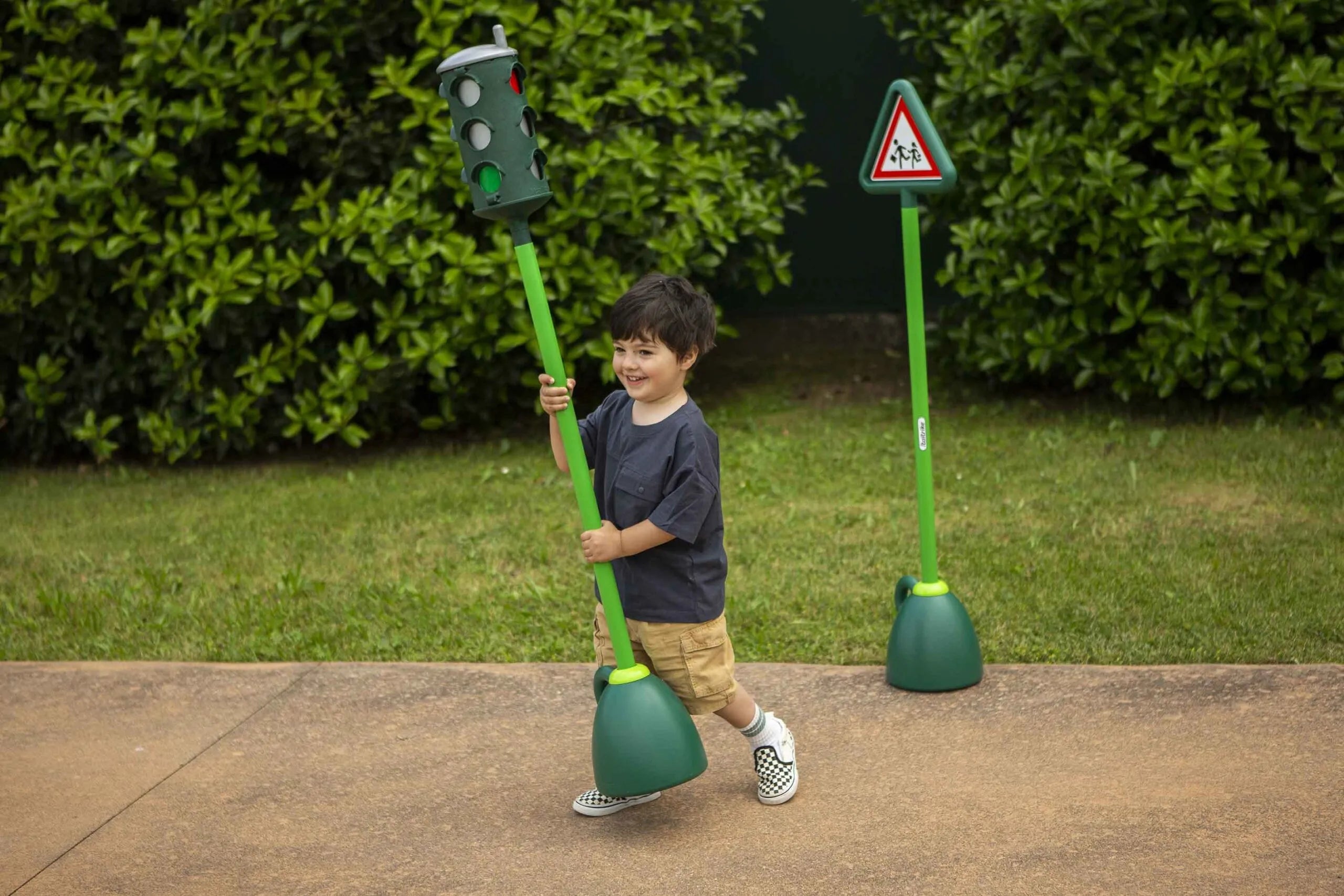 Italtrike Village Kit 2 - Kids Road Safety Educational Toy Set for Preschool Learning & Outdoor Play | Perfect for Classrooms, Daycares & Home Play Areas