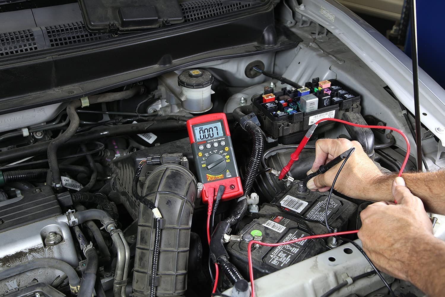 Power Probe PPROKIT01 Professional Electrical Test Kit - Automotive Circuit Tester with LED Light for Car, Truck, Motorcycle Diagnostics & Repair (Red) - Perfect for Mechanics, DIY Enthusiasts & Home Garage Use